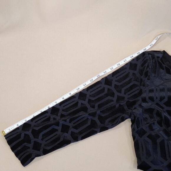 Jessica Howard Blue Purple Stretchy Plus Size Long Sleeve Zip Up Formal Dress - Picture 9 of 11